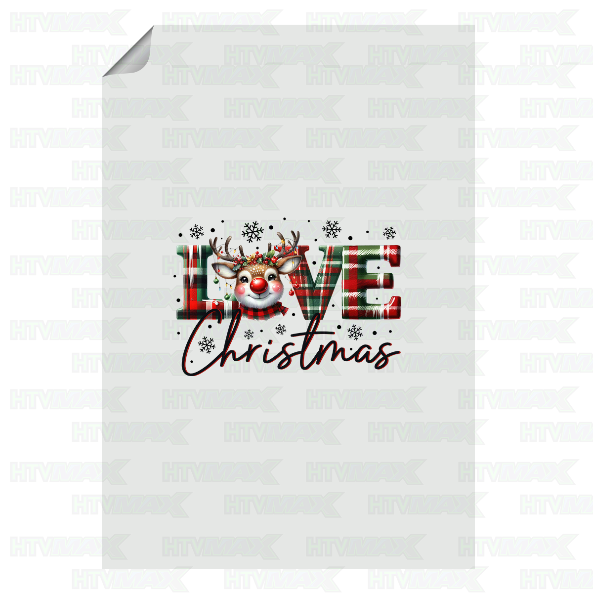 Christmas DTF Prints - LOVE Christmas