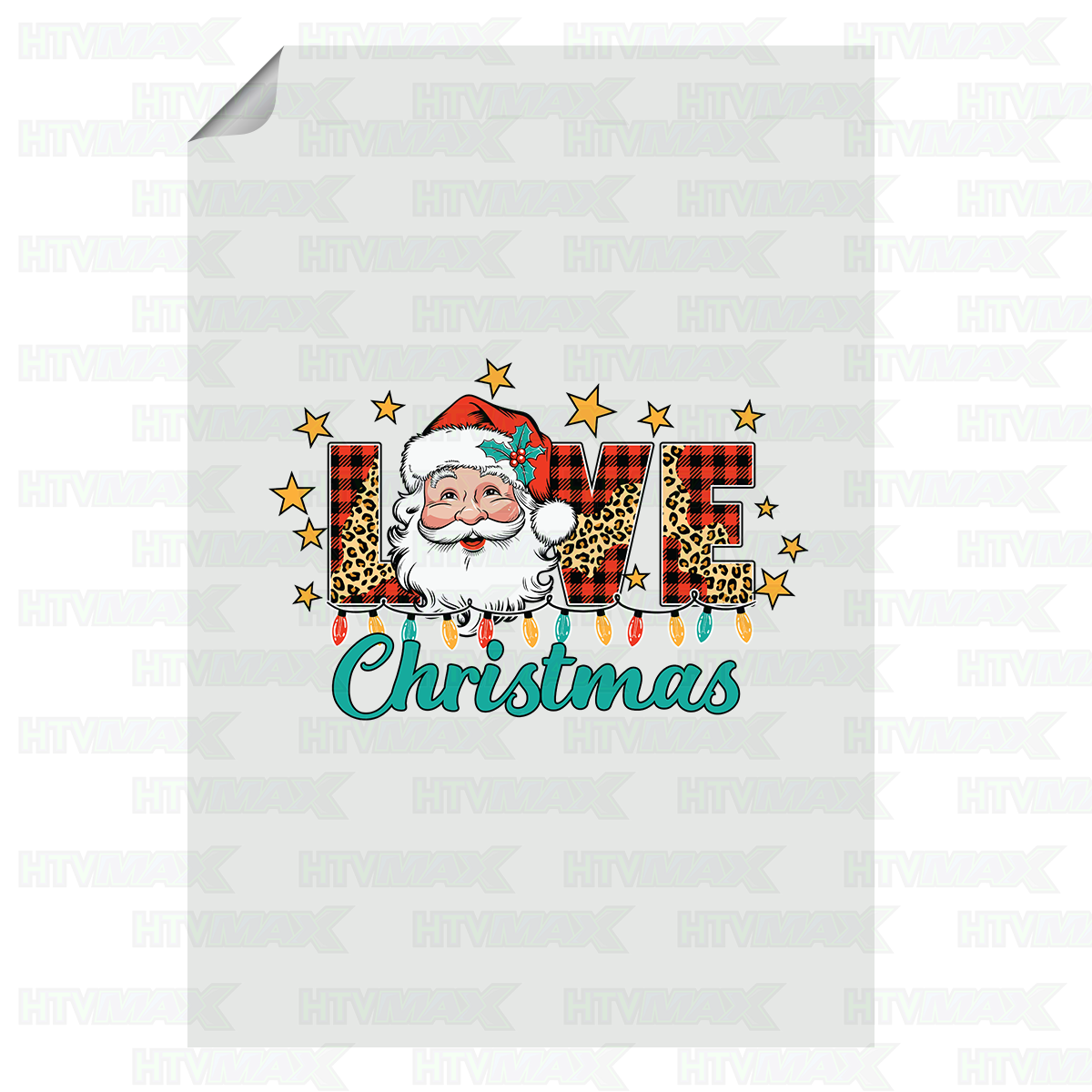 Christmas DTF Prints - LOVE Christmas 2