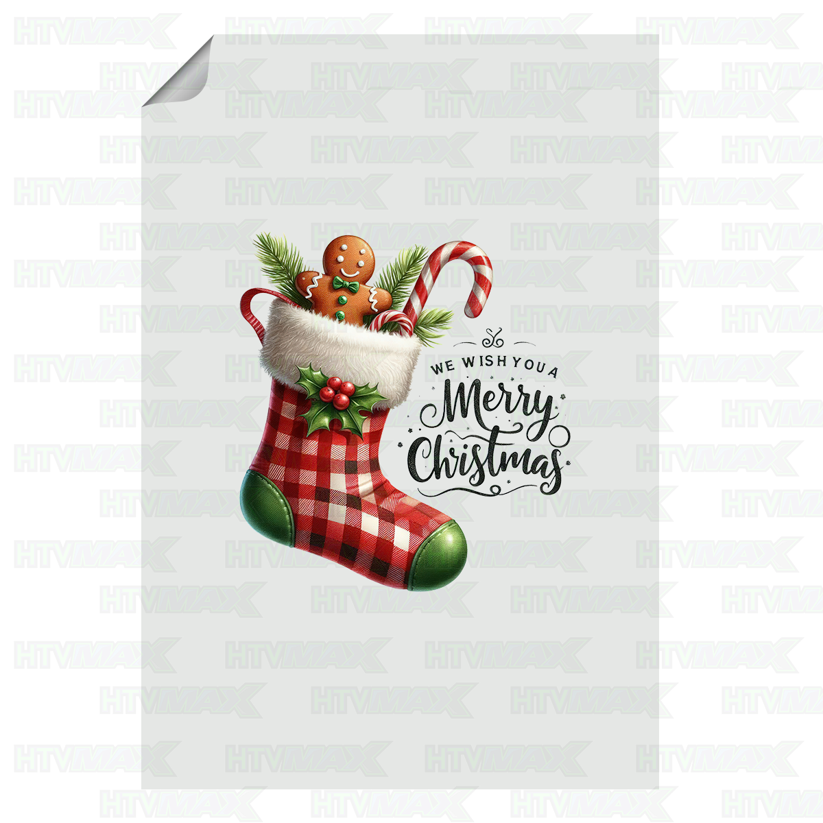 Christmas DTF Prints - Wish You A Merry Christmas