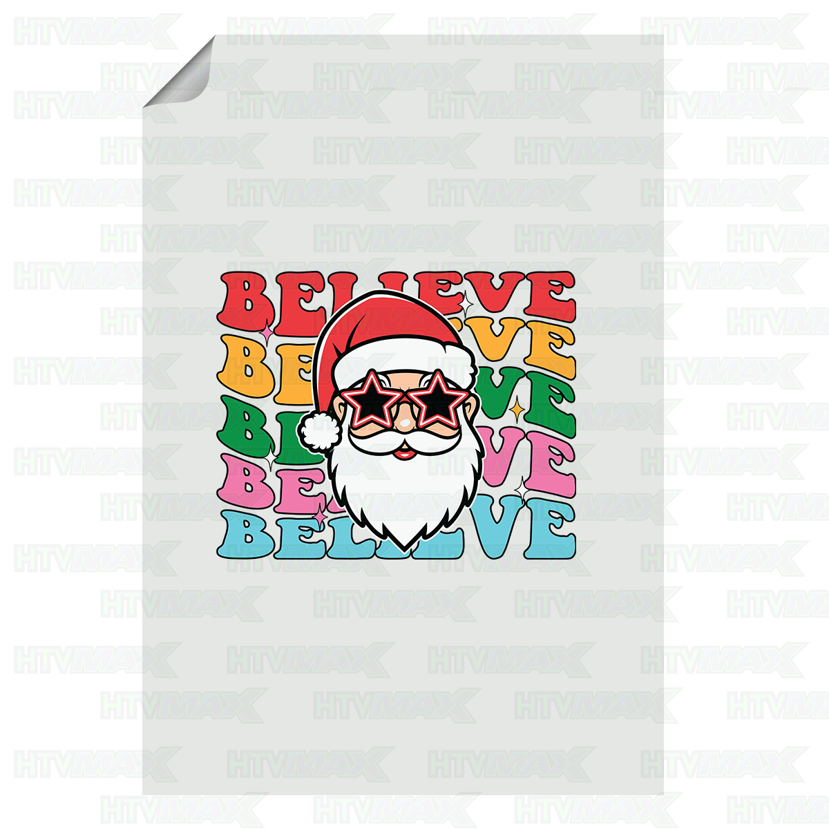 Christmas DTF Prints - Believe 3