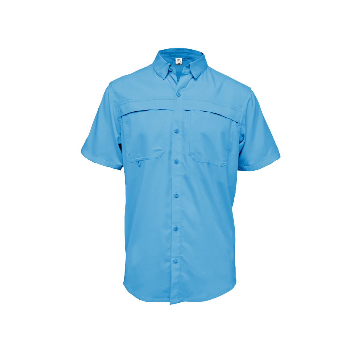 BISON Performance - Fishing Shirt - Colombia Blue