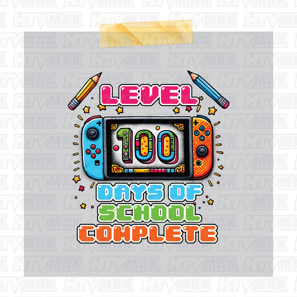 100 Days of School DTF Prints - Level 100 Days Of School