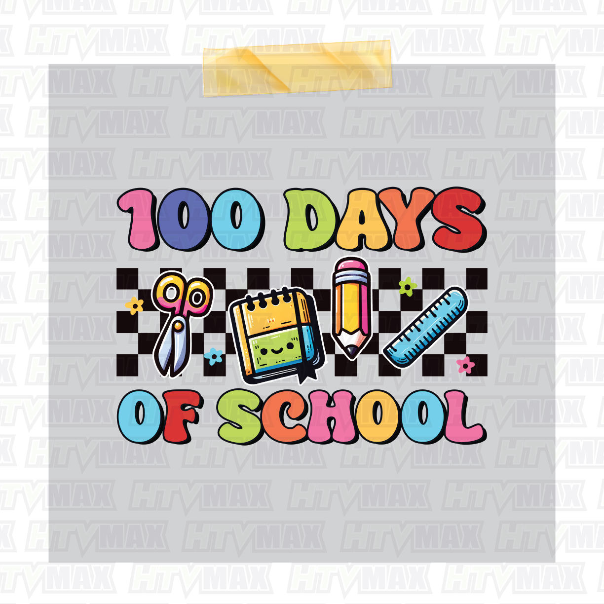 100 Days of School DTF Prints - 100 Days Of School 8