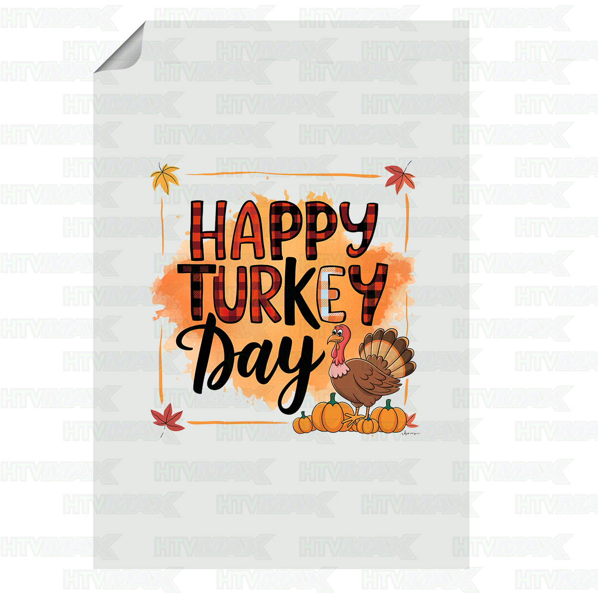 Thanksgiving DTF Prints - Happy Turkey Day