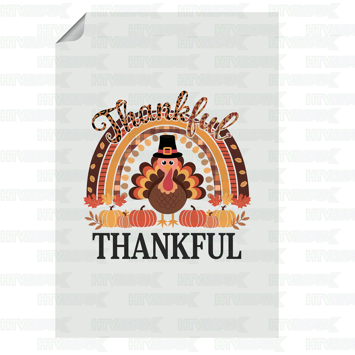 Thanksgiving DTF Prints - Thankful 3