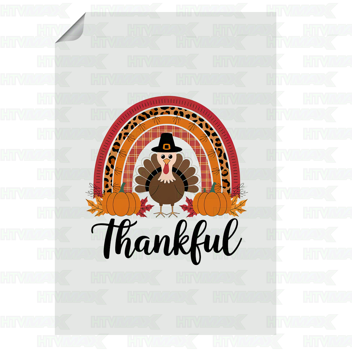 Thanksgiving DTF Prints - Thankful 4