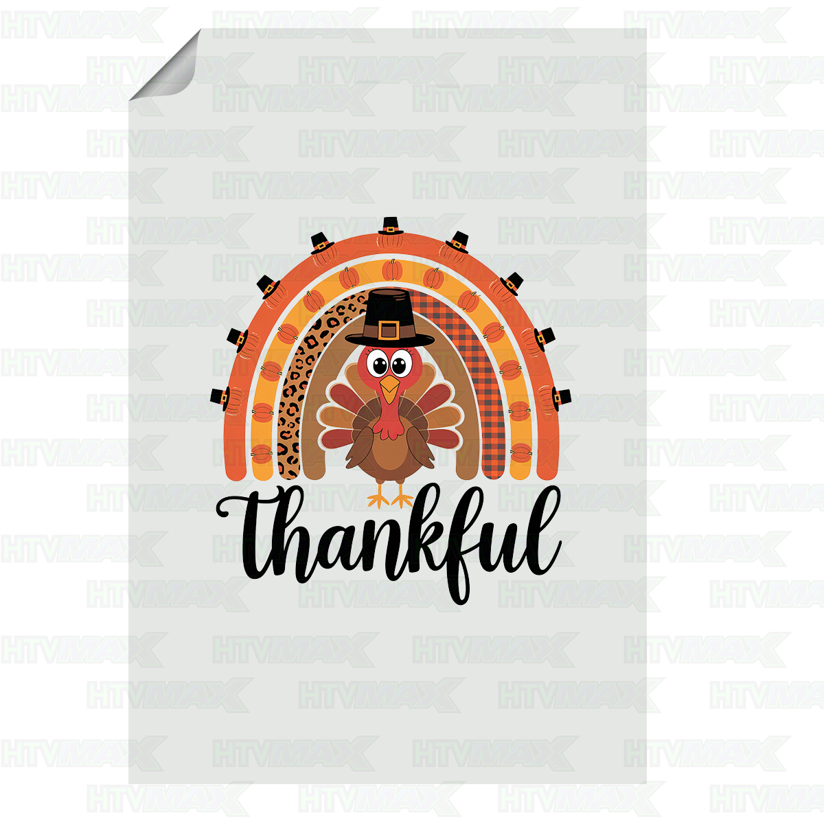 Thanksgiving DTF Prints - Thankful 2