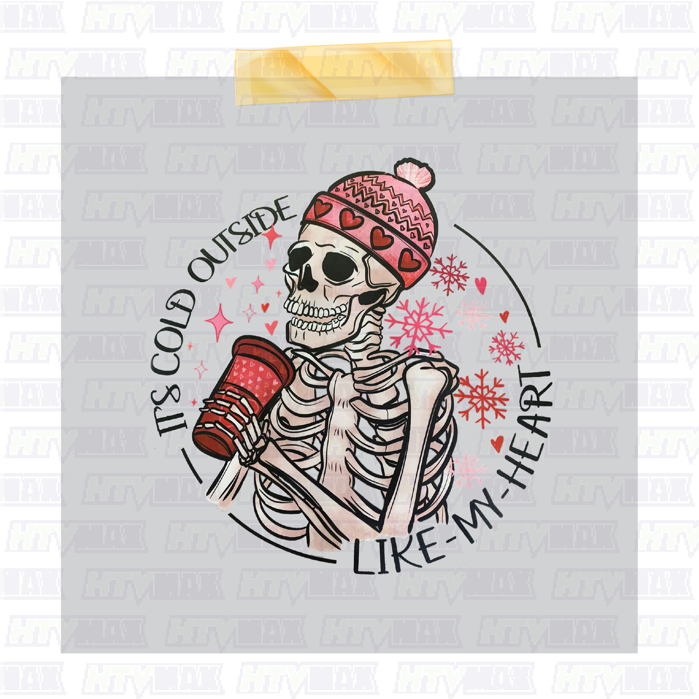 Valentines DTF Prints - It's Cold Outside