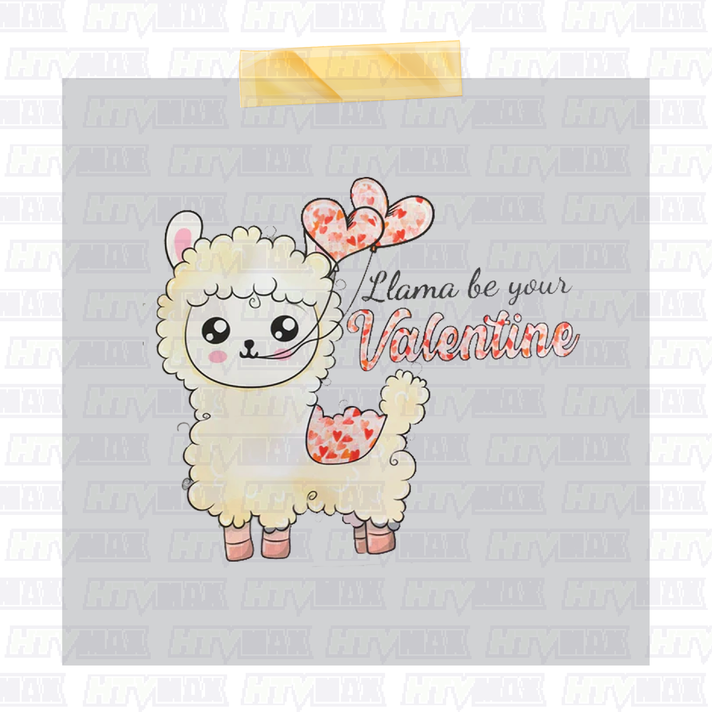 Valentines DTF Prints - Llama Be Your Valentine