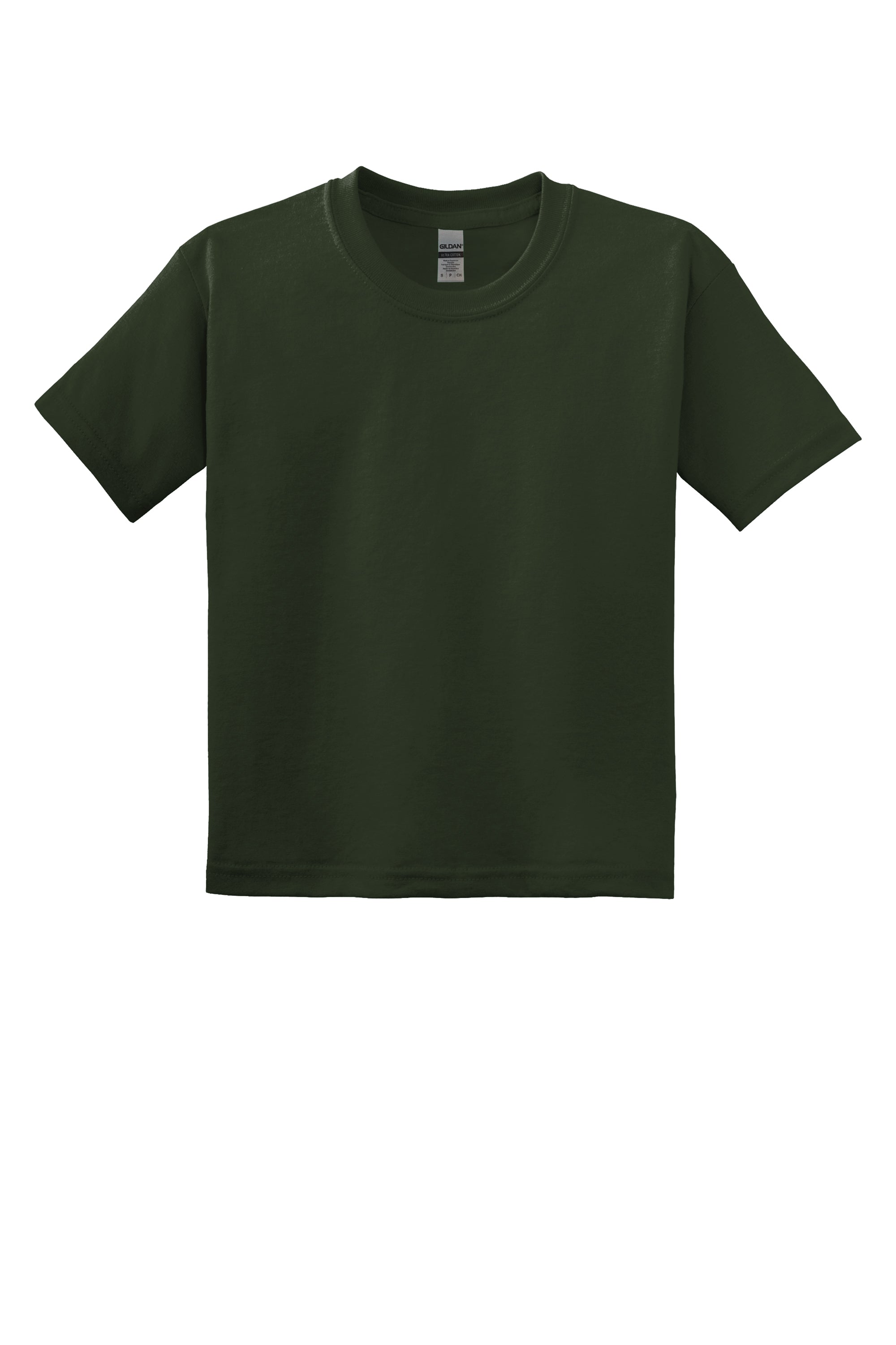 Forest green gildan store shirt