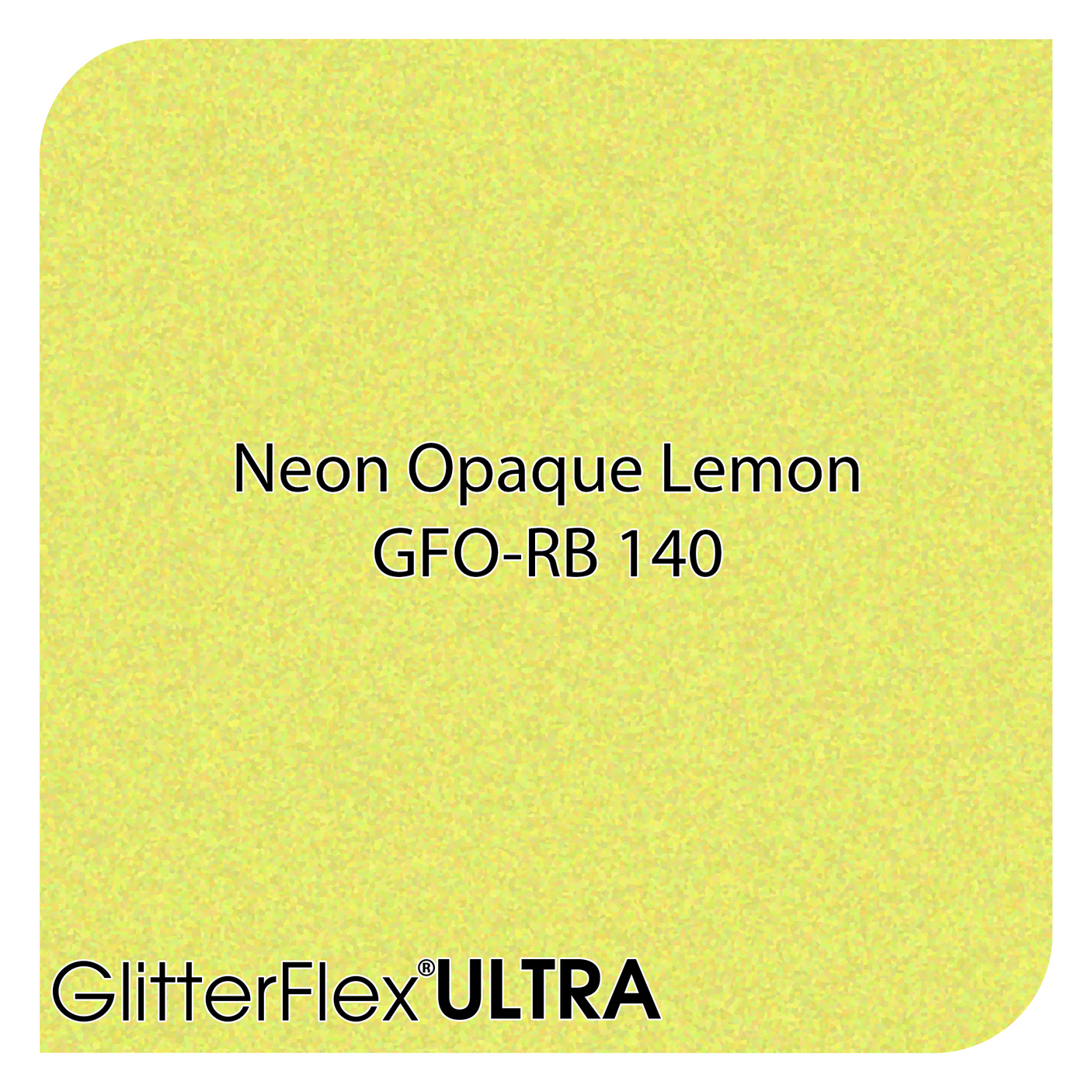 GlitterFlex® Ultra - Opaque Neon Rainbow - 12" x 1 Yard (3 Feet)