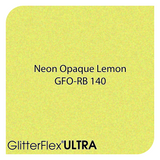 GlitterFlex® Ultra - Opaque Neon Rainbow - 12" x 1 Yard (3 Feet)