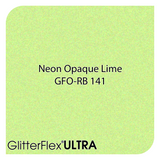 GlitterFlex® Ultra - Opaque Neon Rainbow - 12" x 5 Yards (15 Feet)