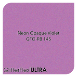 GlitterFlex® Ultra - Opaque Neon Rainbow - 12" x 1 Yard (3 Feet)