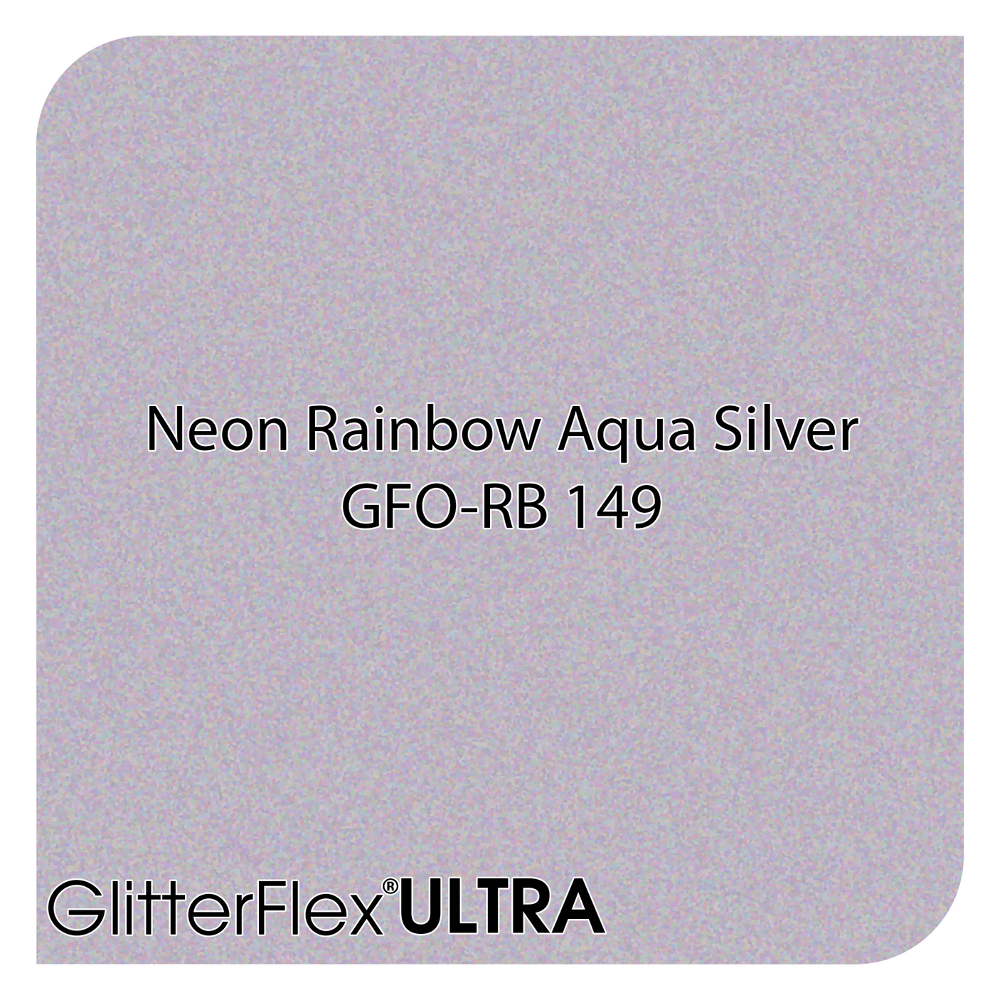 GlitterFlex® Ultra - Opaque Neon Rainbow - 12" x 5 Yards (15 Feet)