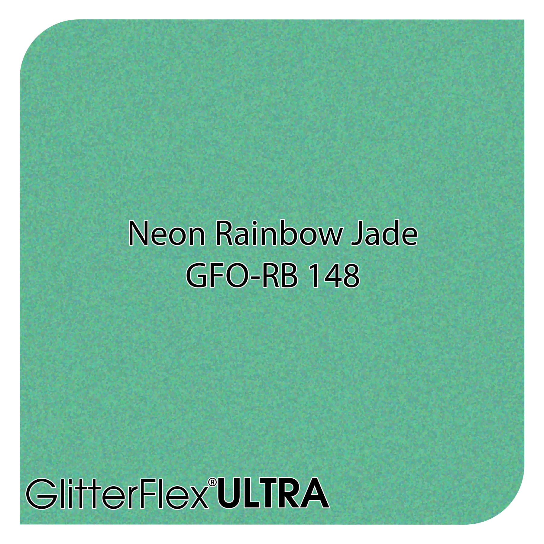 GlitterFlex Ultra Neon Coral Glitter HTV