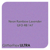 GlitterFlex® Ultra - Opaque Neon Rainbow - 12" x 1 Yard (3 Feet)