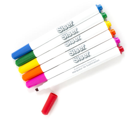 Siser Sublimation Markers - Pastel 6 Pack