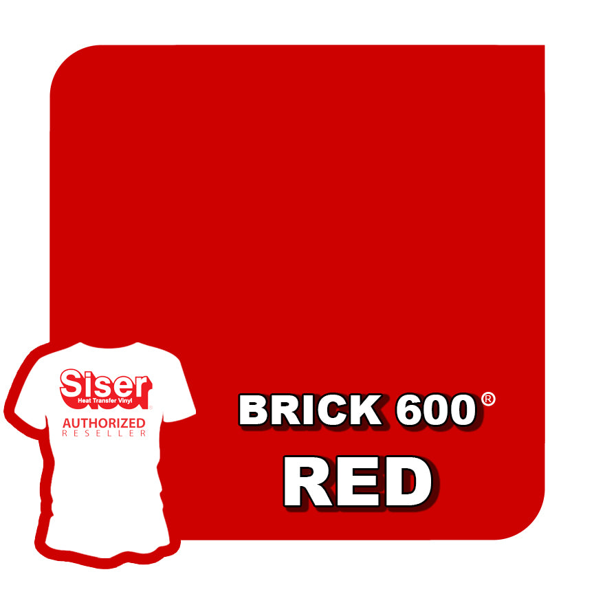  Siser Brick 600 Heat Transfer Vinyl, 20 x 12” Sheet (White) -  Compatible with Siser Romeo/Juliet & Other Professional or Craft Cutters -  3D HTV - CPSIA Certified : Arts, Crafts & Sewing